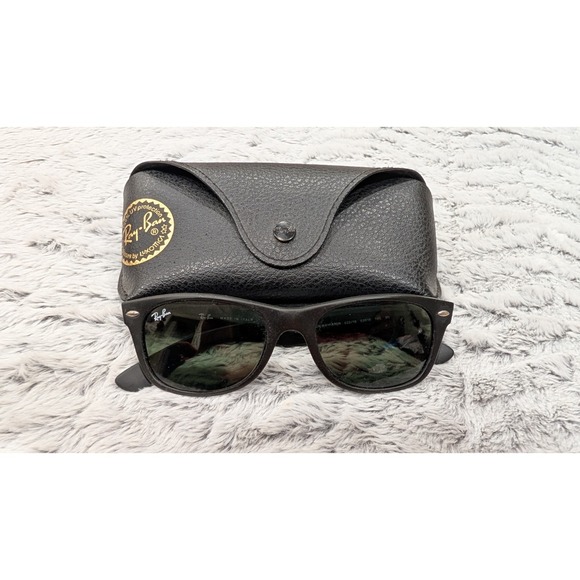 Ray-Ban RB 2132 New Wayfarer Black-Crystal Black Sunglasses - IC 18 - Picture 3 of 6